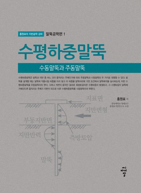 수평하중말뚝  : 수동말뚝과 주동말뚝