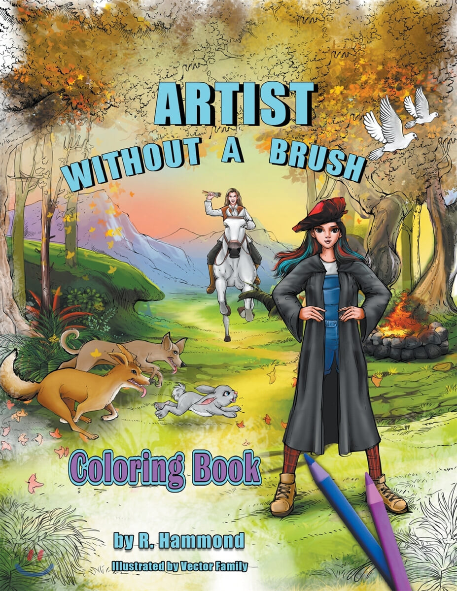 ARTIST Without a Brush Coloring Book
