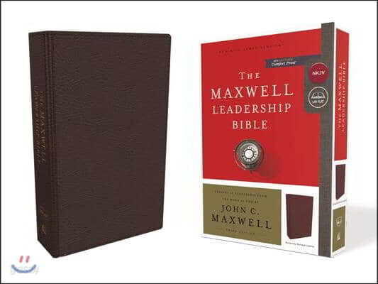 Holy Bible (Nkjv, Maxwell Leadership Bible, Premium Bonded Leather, Burgundy, Comfort Print)