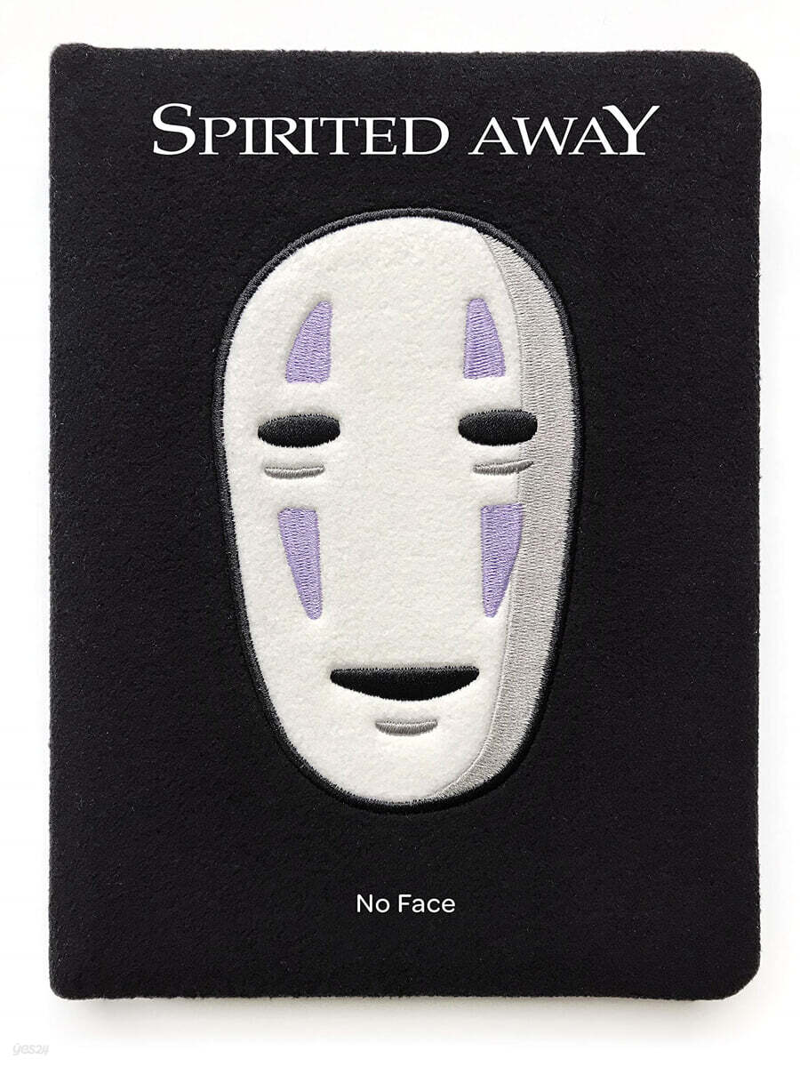 Studio Ghibli Spirited Away: No Face Plush Journal (지브리 스튜디오 - 센과 치히로의 행방불명: 가오나시 저널 (패브릭 기모 커버))
