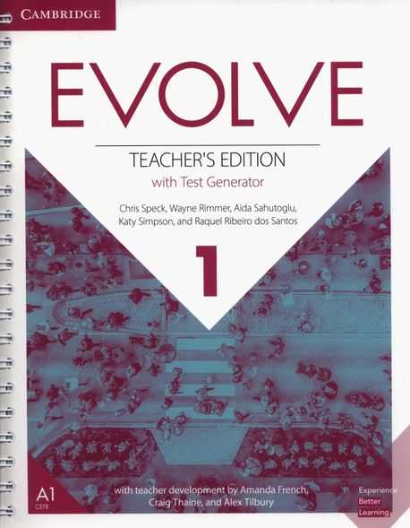 Evolve Level 1 Teacher’s Edition with Test Generator