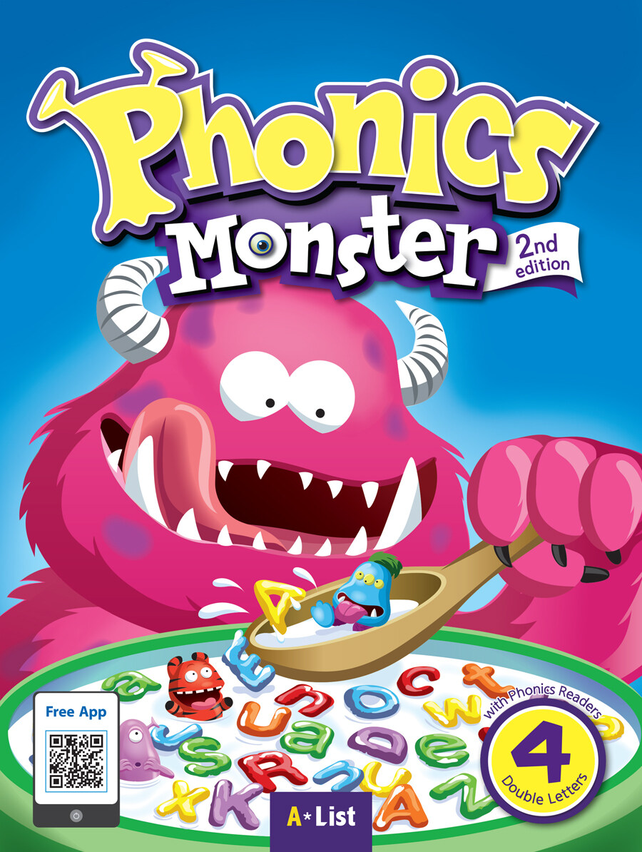 Phonics Monster 4 : Student Book, 2/E (with App, 파닉스몬스터)