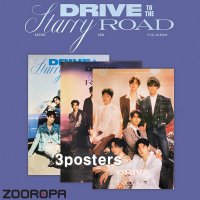 3포스터 아스트로 ASTRO Drive to the Starry Road 3집 브로마이드3장 지관통