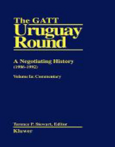 Gatt Urugary Round,Vol. 1 반양장 (A Negotiating History, 1986-1992 : Commentary #001)
