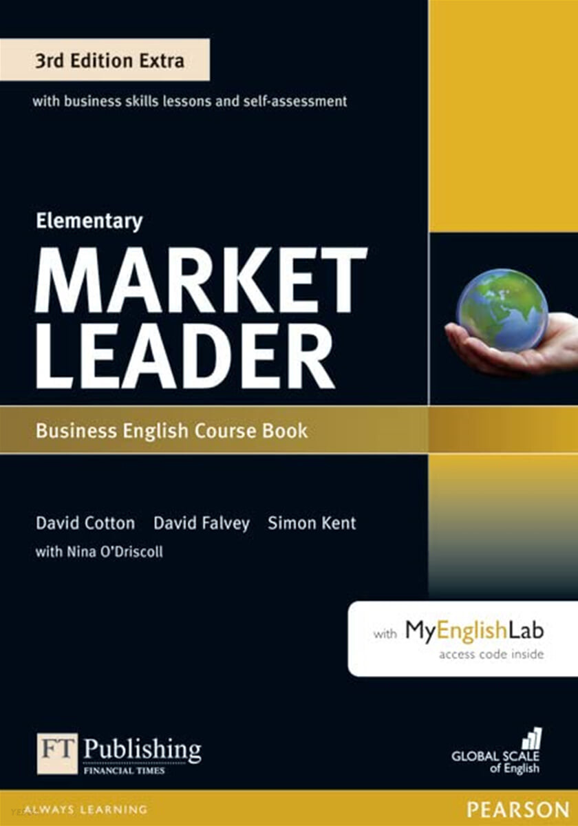 Market leader(3rd Extra) SB(w/DVD) Elementary  : Course book. [3] : elementary business english : David Cotton, David Falvey, Simon Kent.