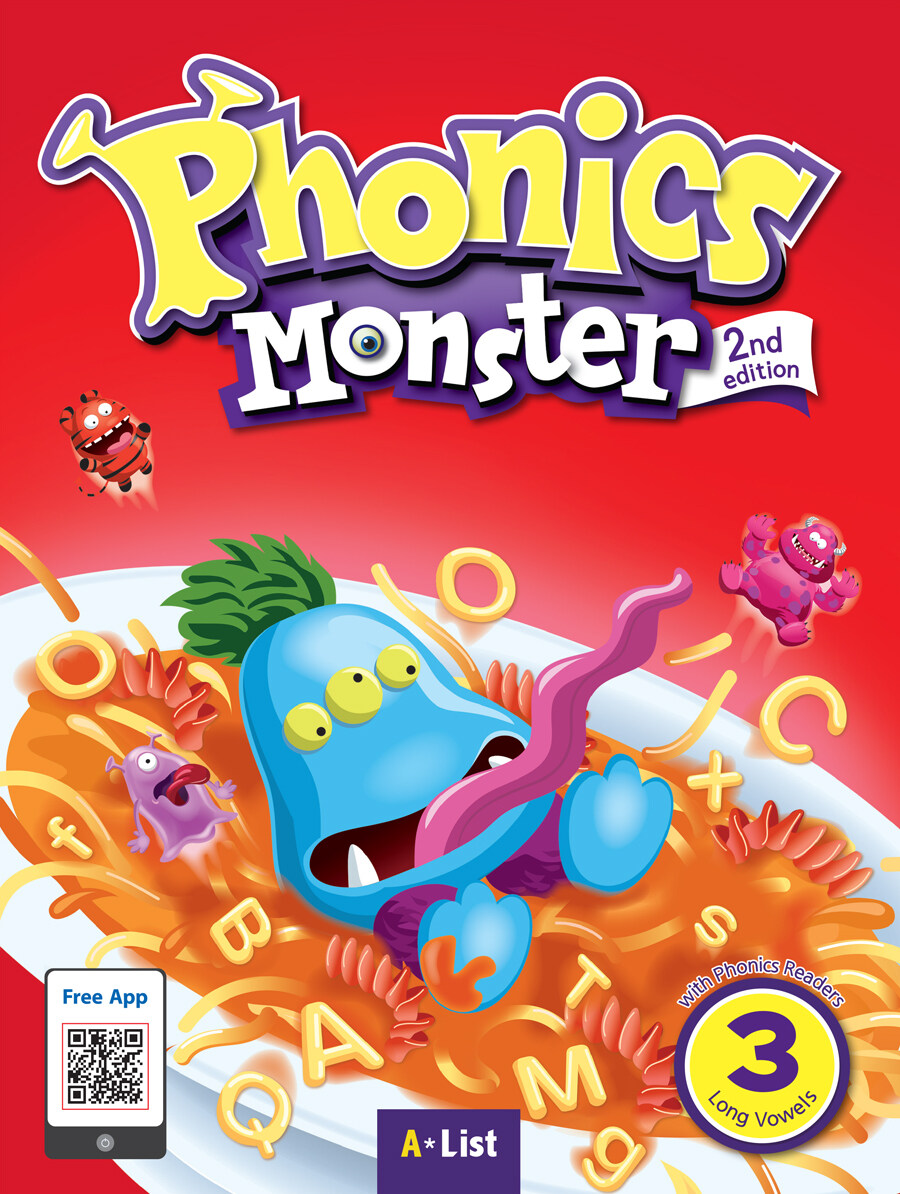 Phonics Monster 3: Long Vowels (Student Book + Readers&App, 파닉스몬스터)