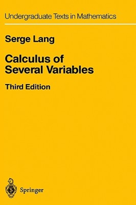 Calculus of Several Variables, 3/e 반양장