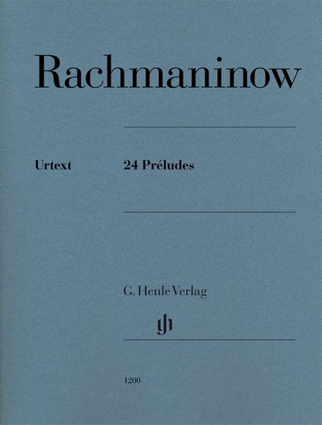24 preludes.  - [score] / Sergej Rachmaninow ; herausgegeben von Dominik Rahmer ; Fingersa...