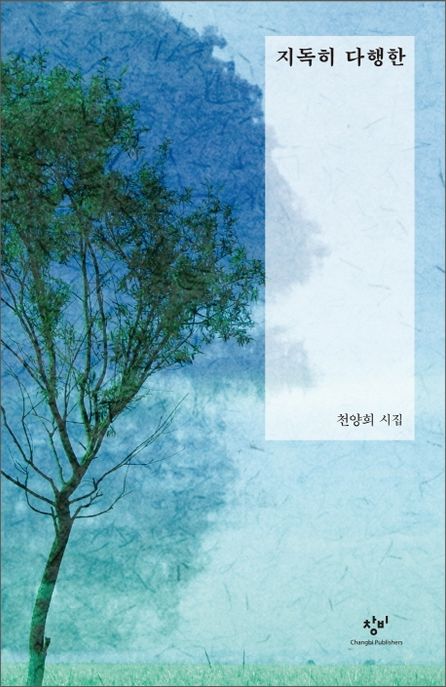 지독히 다행한 (천양희 시집) 표지