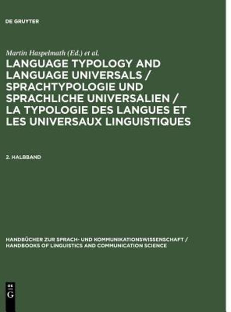 Handbucher zur Sprach- und Kommunikationswissenschaft. 20.2, Language typology and language universals