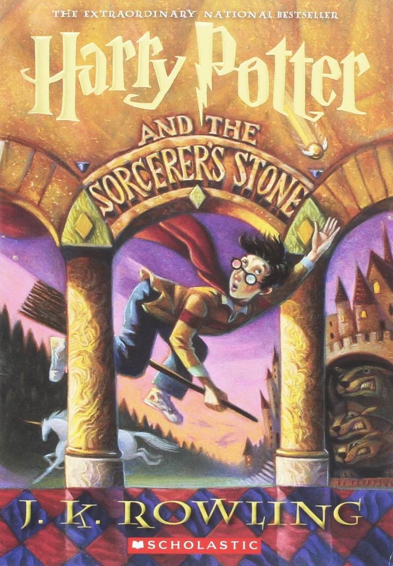 Harry Potter and the sorcerers stone.