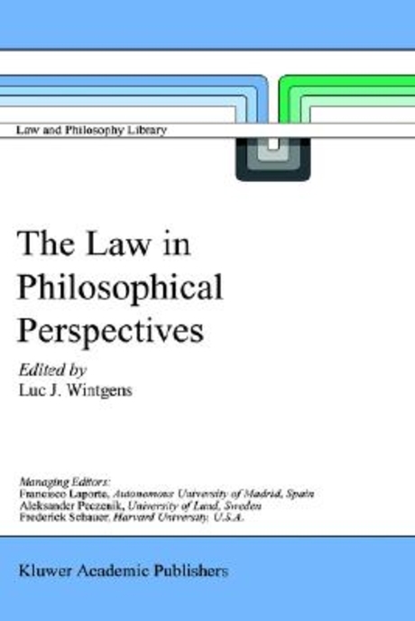 Law in Philosophical Perspectives : My Philosophy of Paperback