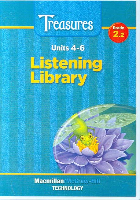 Treasures Listening Library Grade 2.2 Units 4-6(CD 3장)