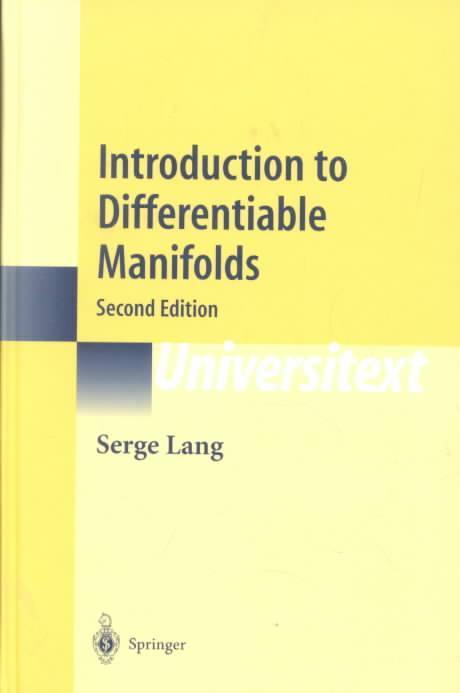 Introduction to Differentiable Manifolds Paperback