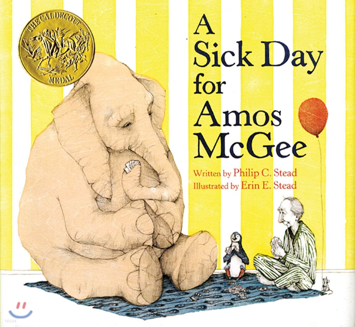 (A) Sick day for Amos McGee 표지