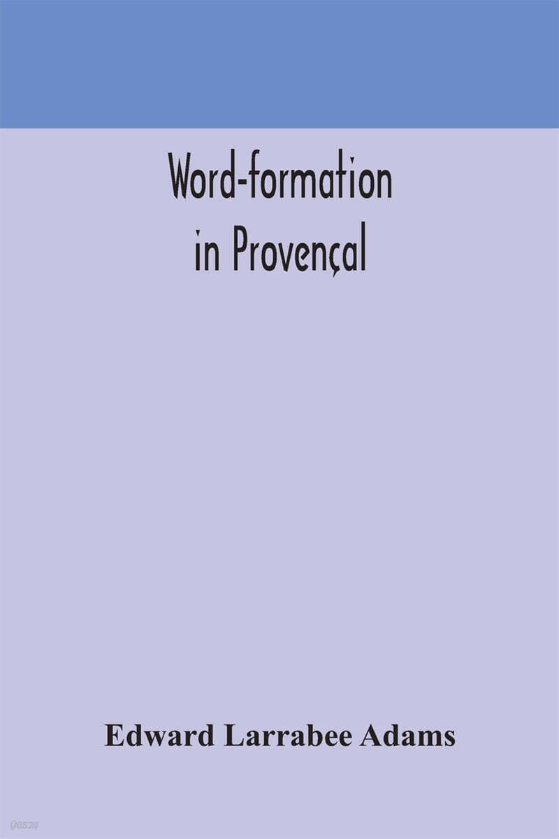 Word-formation in Provencal