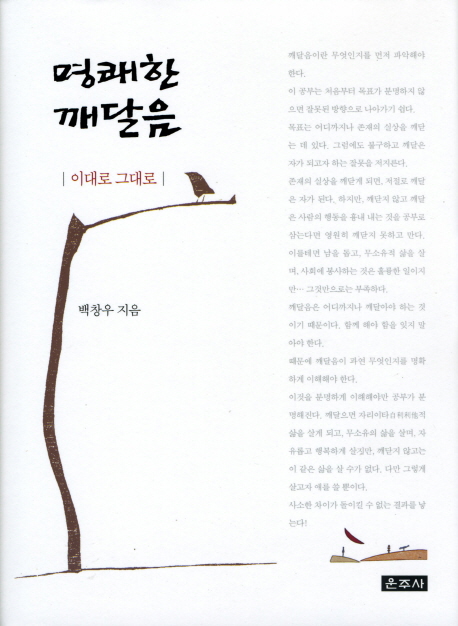 명쾌한깨달음:이대로그대로