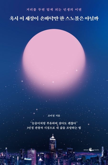 혹시 이 세상이 손바닥만 한 스노볼은 아닐까 : 거리를 두면 알게 되는 인생의 이면 / 조미정 지...