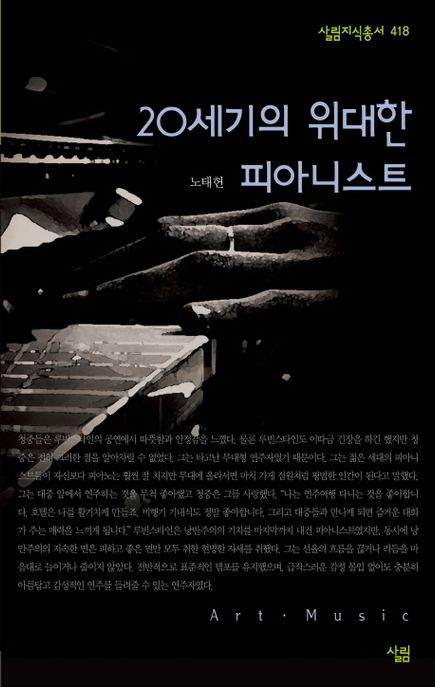 20세기의 위대한 피아니스트 / 노태헌 지음