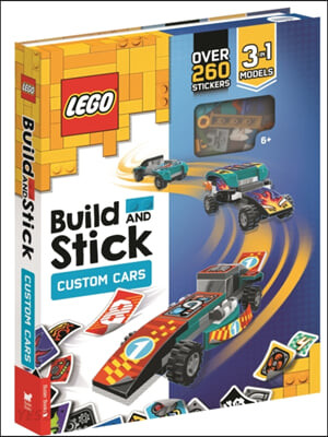 LEGO® Build and Stick: Custom Cars (Includes LEGO® bricks, book and over 260 stickers) (123 essential tools for success)