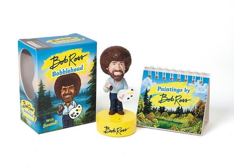 Bob Ross Bobblehead (With Sound! [With Book])