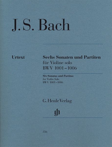 바흐 바이올린 6개의 소나타와 파르티타 BWV 1001-1006 (HN 356) (Bach Six Sonatas and Partitas for Violin solo BWV 1001-1006)