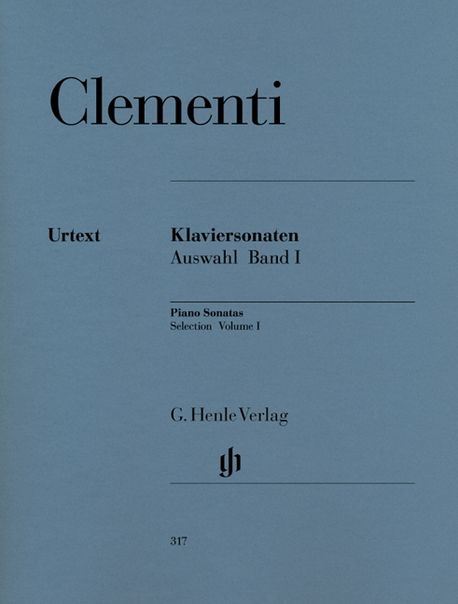 클레멘티 피아노 소나타집 I (1768-1785) (Clementi Selected Piano Sonata Volume I (1768-1785))