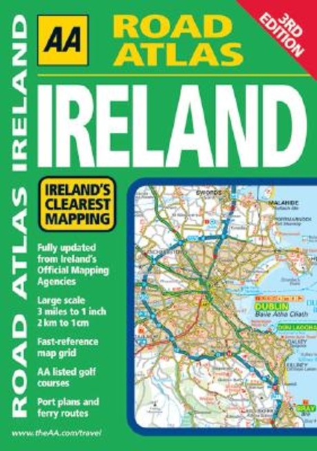 AA Road Atlas Ireland Paperback