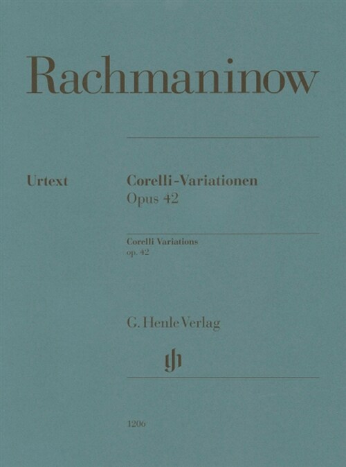 Corelli-Variationen, Opus 42.  - [score] : Corelli variations, op. 42 Sergej Rachmaninow ;...