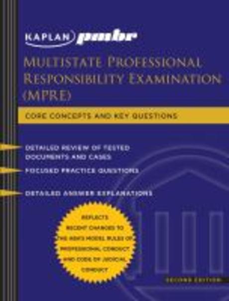Kaplan PMBR Multistate Professional Responsibility Exam (MPRE)