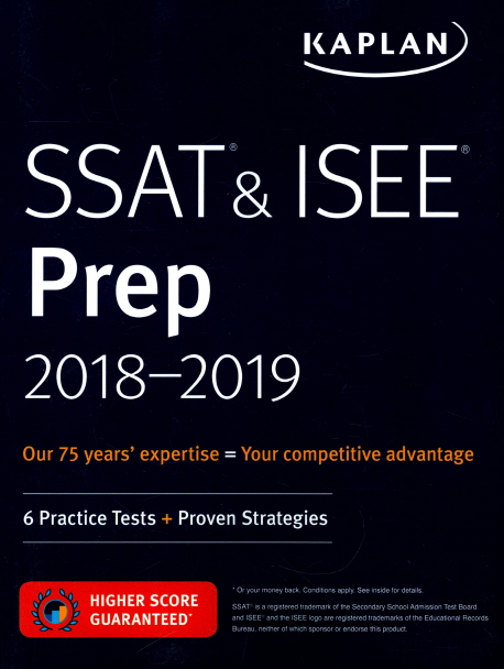 SSAT & ISEE Prep 2018-2019 Paperback (6 Practice Test + Proven Strategies)