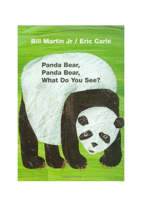 Panda bear, panda bear, what do you see? 