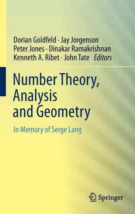 Number Theory, Analysis and Geometry: In Memory of Serge Lang (In Memory of Serge Lang)