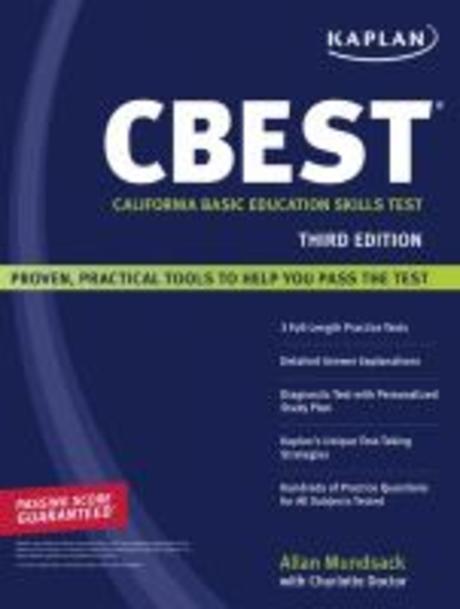 Kaplan CBEST, 3/e : California Basic Education Skills Test Paperback