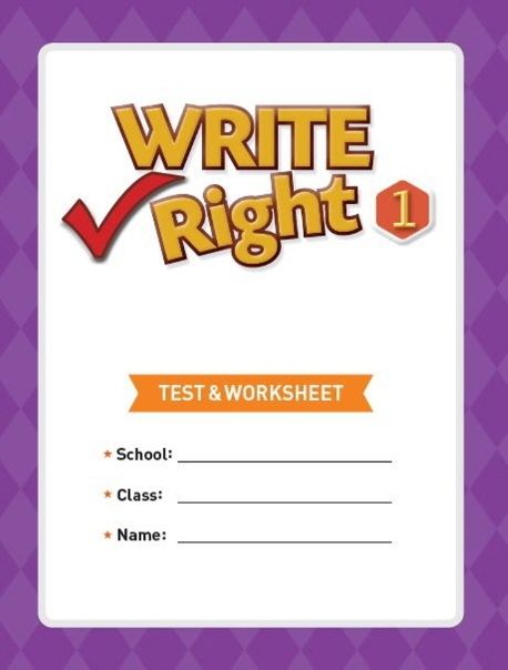 Write Right 1(Test & Worksheet)