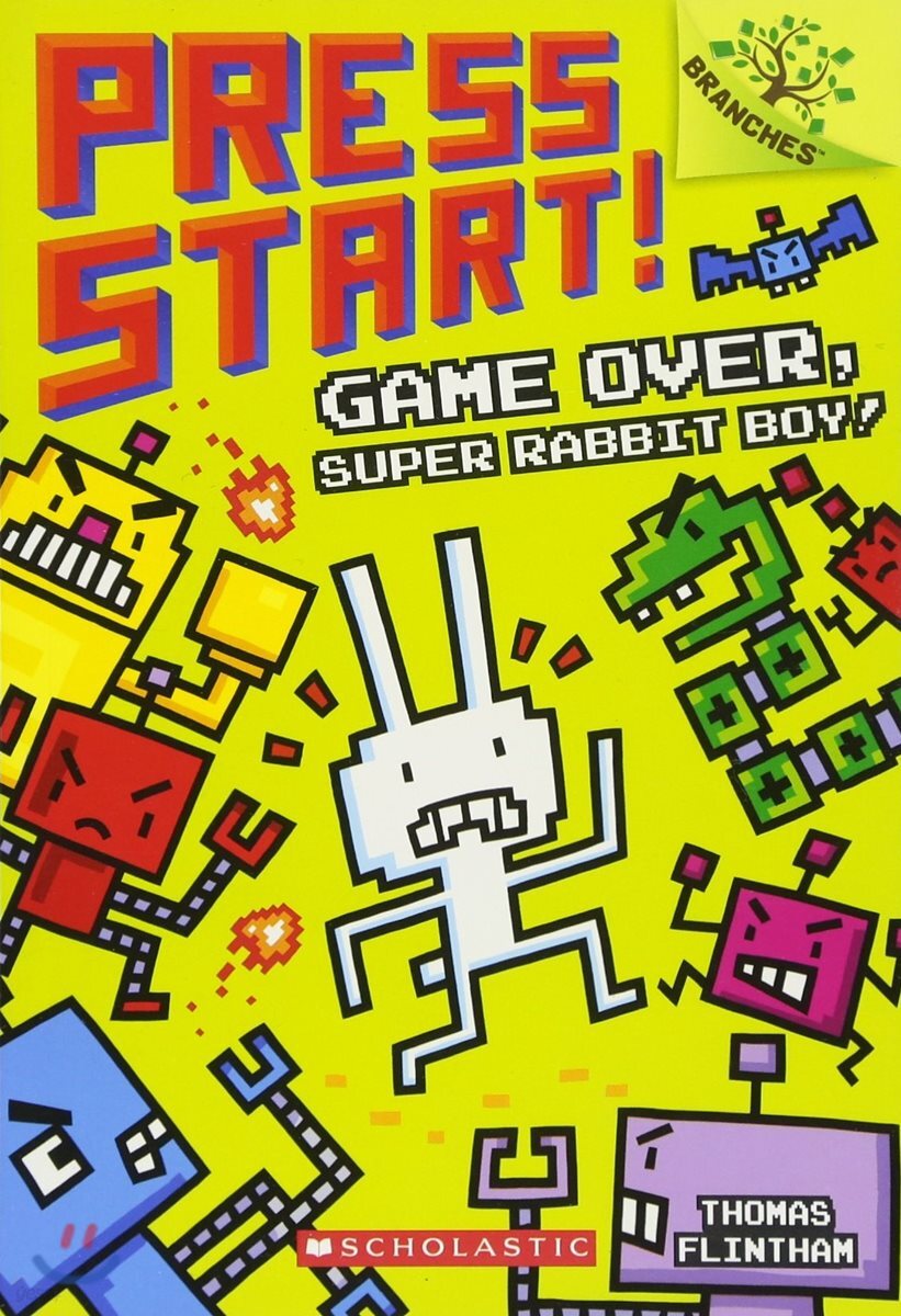 Press start!. 1, Game over, super rabbit boy! 표지