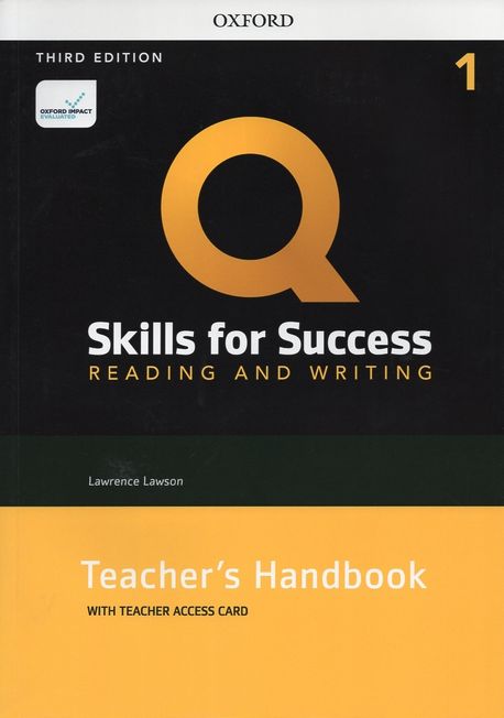 Q: Skills for Success: Level 1: Reading and Writing Teacher’s Handbook with Teacher’s Access Card