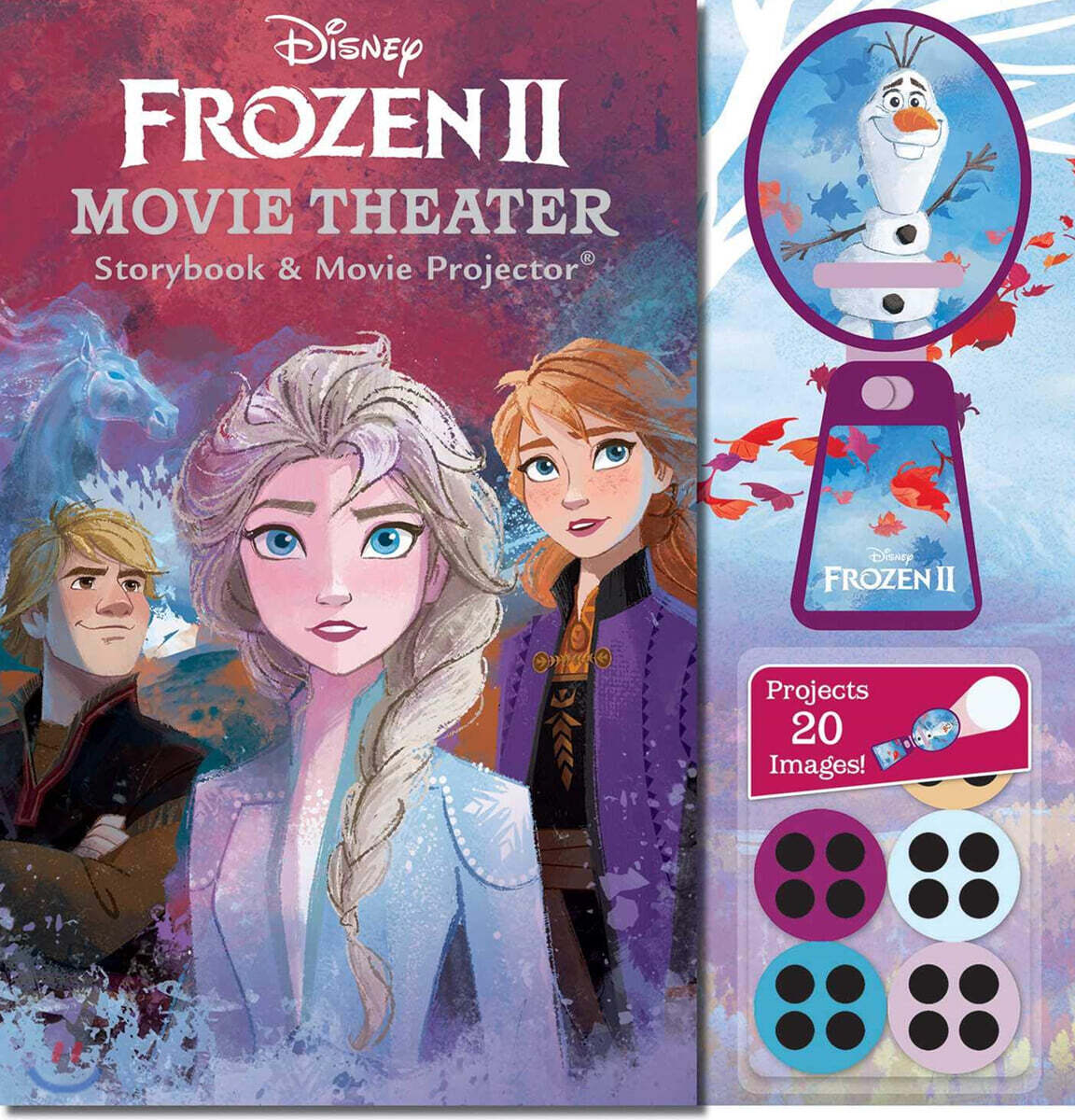 Disney Frozen 2 Movie Theater Storybook & Movie Projector (디즈니 겨울왕국 2)