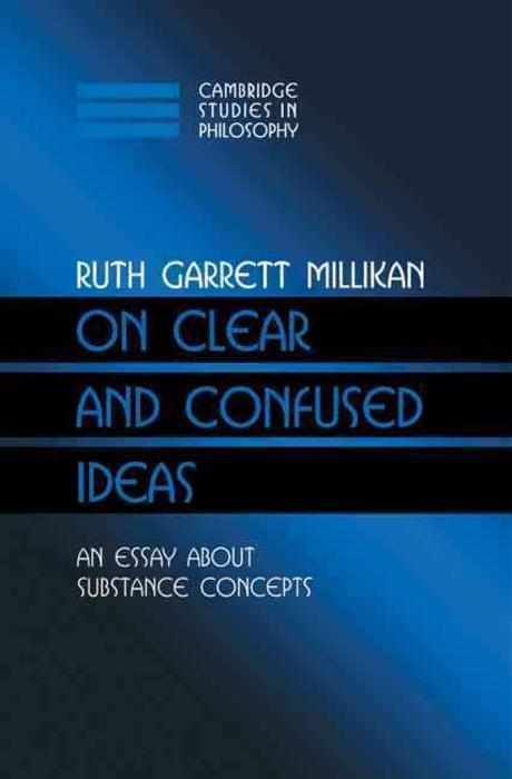 On Clear and Confused Ideas : An Essay About Substance Concepts 양장본 Hardcover (An Essay About Substance Concepts)