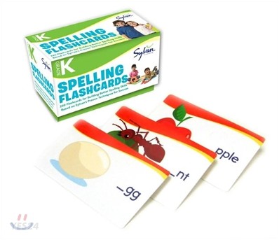 Kindergarten Spelling Flashcards (240 Flashcards for Building Better Spelling Skills Based on Sylvan’s Proven Techniques for Success)