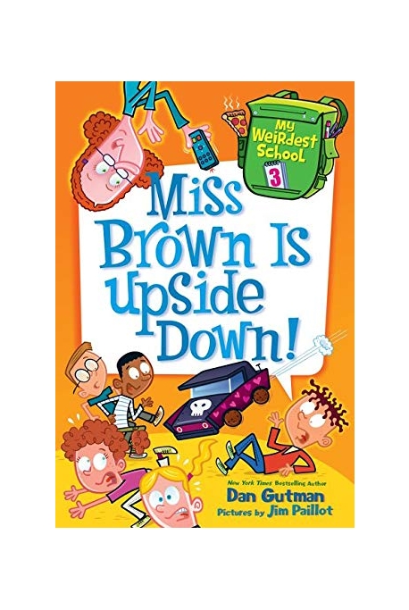 Miss Brown is upside down!