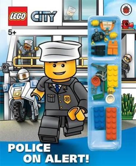 LEGO City 양장본 Hardcover (Police on Alert! Storybook with LEGO minifigures and accessories)