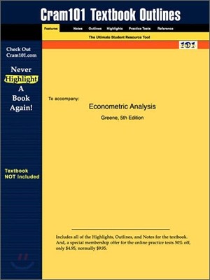 Studyguide for Econometric Analysis by Greene, ISBN 9780130661890