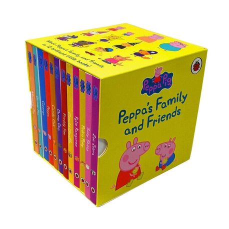 Peppa’s Family and Friends Collection (페파피그 가족과 친구들 원서 보드북 12종 박스 세트)
