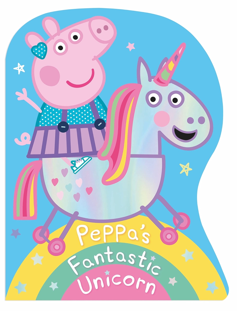 Peppa Pig: Peppa's Fantastic Unicorn Shaped Board Book (Board Book)