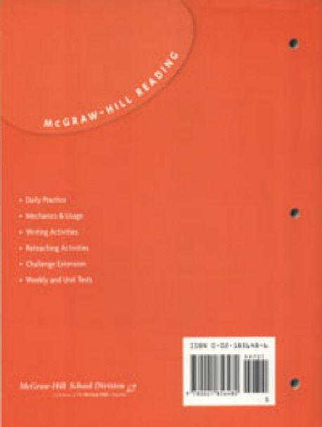 McGraw-Hill Reading Grammar Practice Book 5