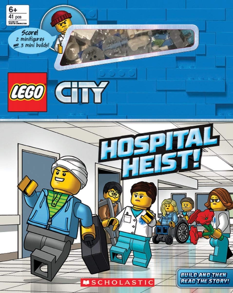 Lego City Paperback (Hospital Heist! [With Two Lego Minifigures and Two Lego Mini Builds])