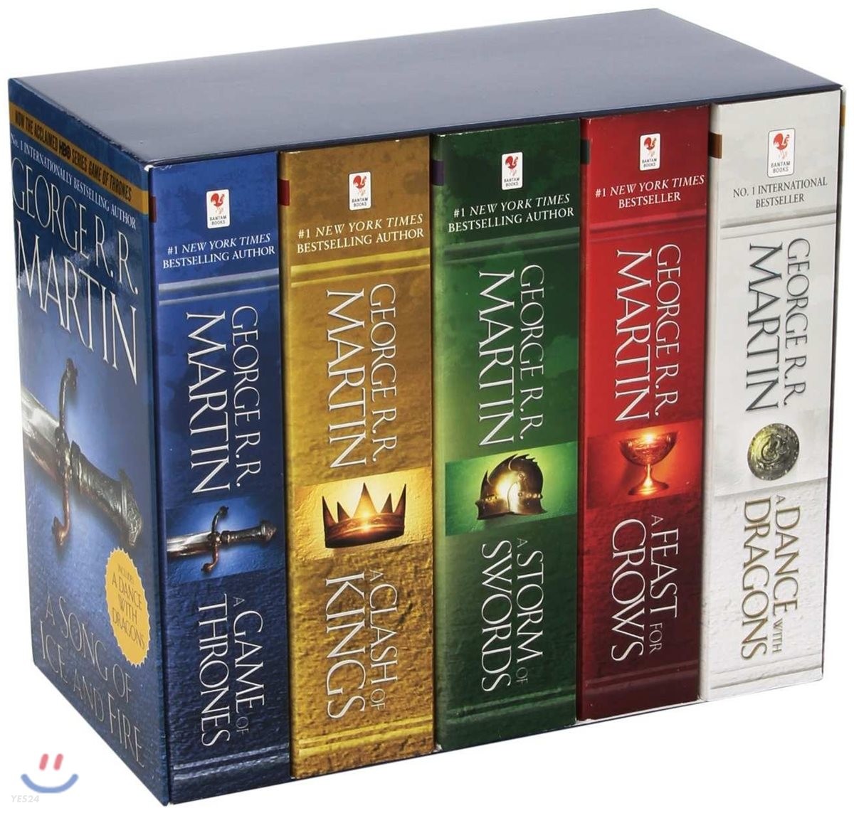 A Song of Ice and Fire : 1-5 Boxed Set 얼음과 불의 노래 5권 박스 세트 (A Game of Thrones, A Clash of Kings, A Storm of Swords, A Feast for Crows, and A  Dance with Dragons)