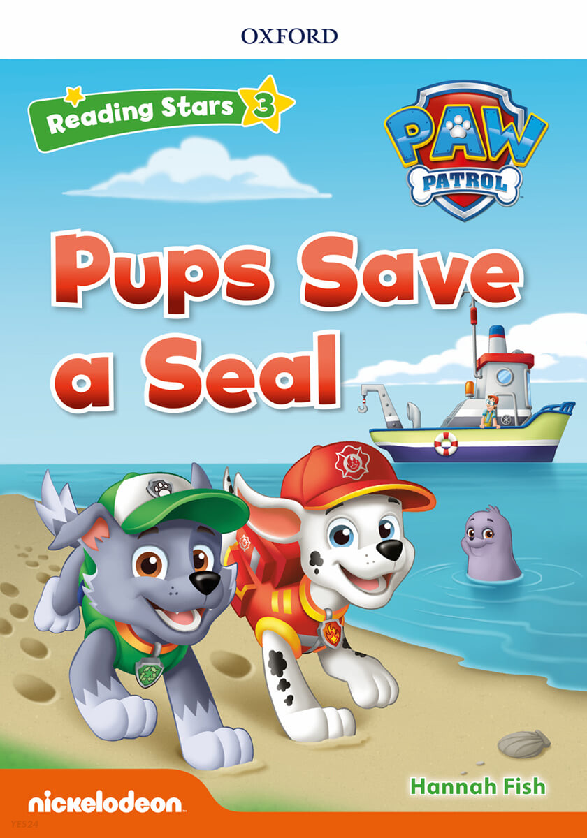 Pups save a seal