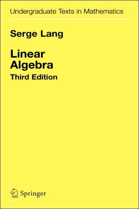 Linear Algebra (1987. Corr. 11th Printing 2004) 양장본 Hardcover